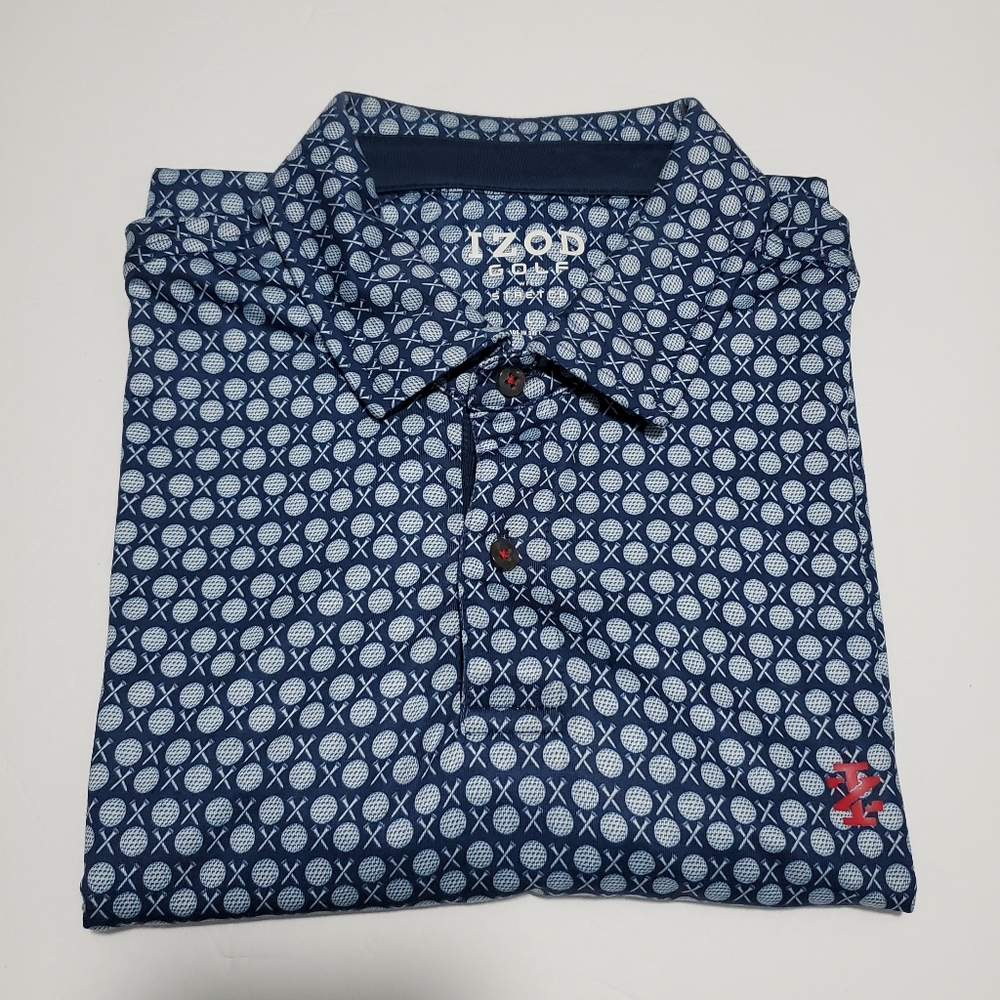 Izod Golf Blue Shirt Size L